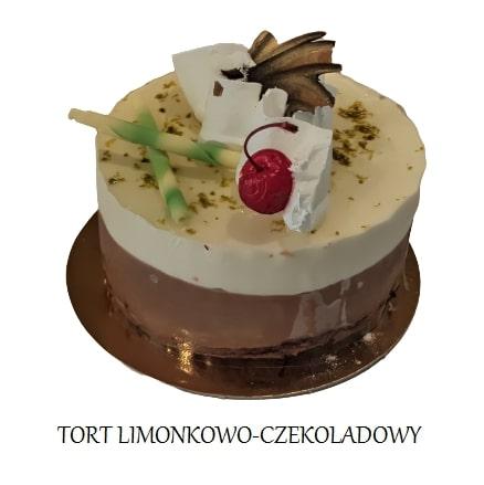 Tort limonkowo czekoladowy